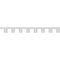Ekena Millwork Fayetteville Architectural Grade PVC Dentil Trim, 8"H x 1"P x 85 3/8"L DENP08FAY00 - alternate 5